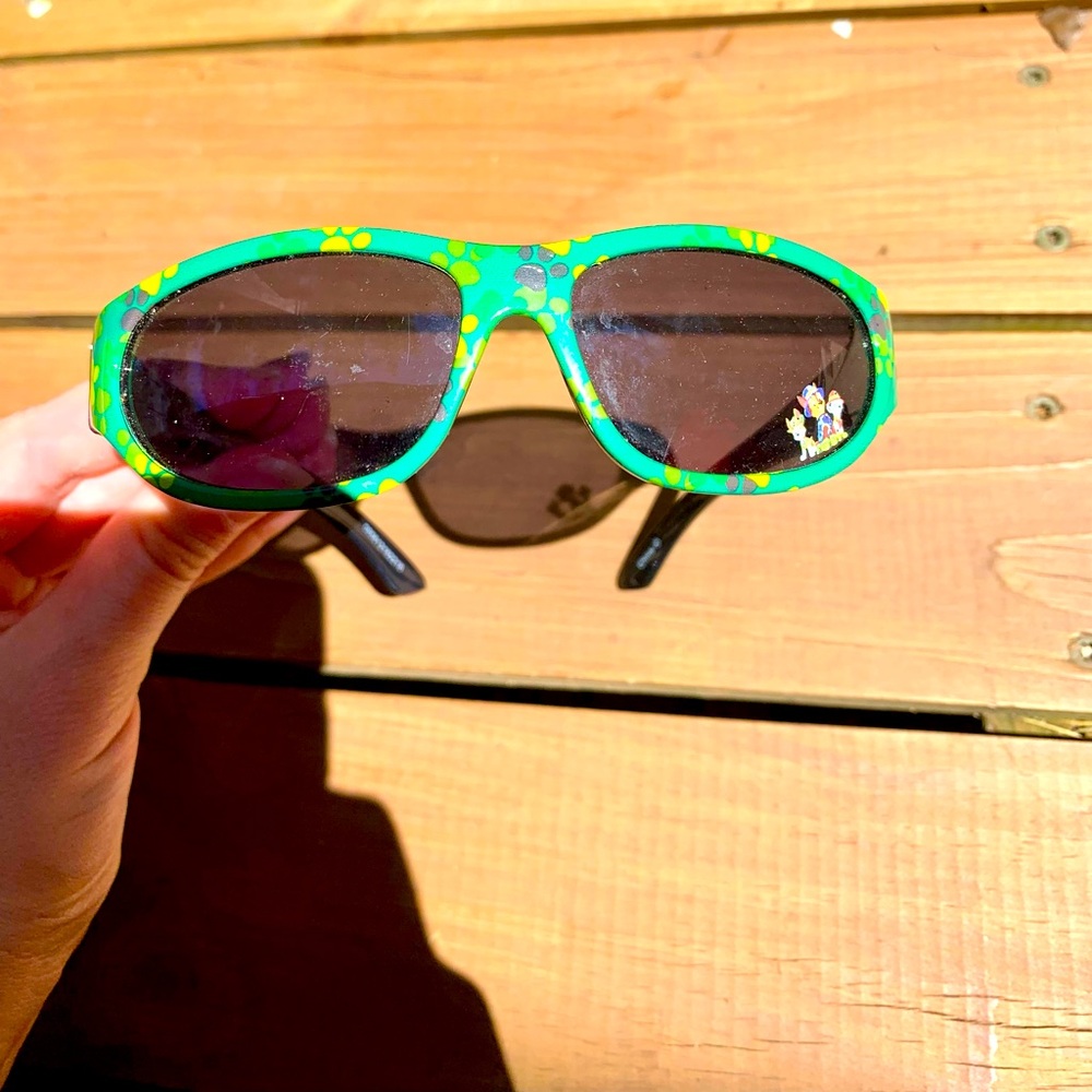 Paw Patrol Green sunglasses character stickers UV child sized